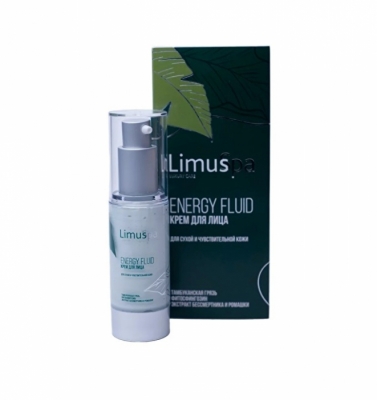 Крем для лица Energy fluid для сухой и чувствительной кожи LimuSpa Luxury Care 30мл.
