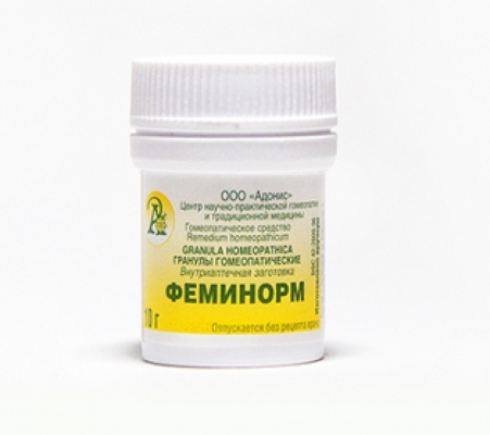 Гранулы гомеопатические «Феминорм»10гр. Гранулы гомеопатические «Феминорм»10гр.